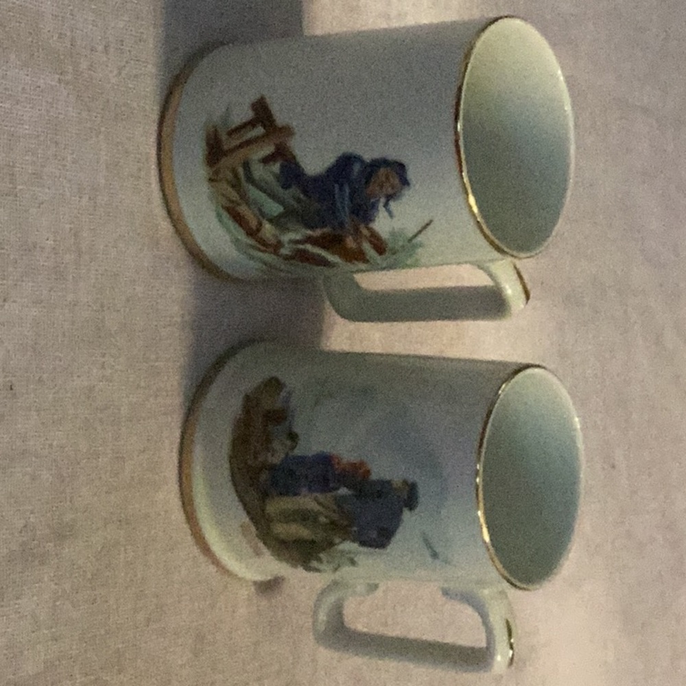 Norman Rockwell mugs